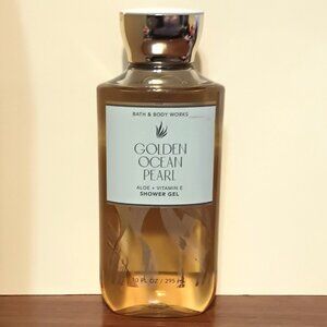 New Bath & Body Works GOLDEN OCEAN PEARL  Shower Gel  ALOE & Vitamin E 10 Fl Oz.